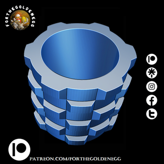 Kulp destek desteksiz 3d modeller indir Creality bulut ev dekor 3d print model - Mito3D