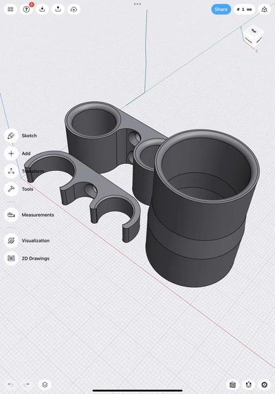 suporte raposa choque ferramentas 3d modelos baixar crialidade nuvem 3d print model - Mito3D