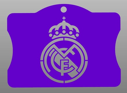 soporte real Madrid fútbol club Deportes aire libre 3d print model - Mito3D