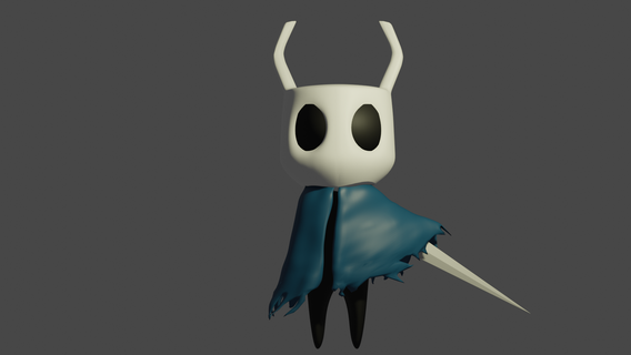 hollow knight character Fictional Characters 3d print model - Mito3D