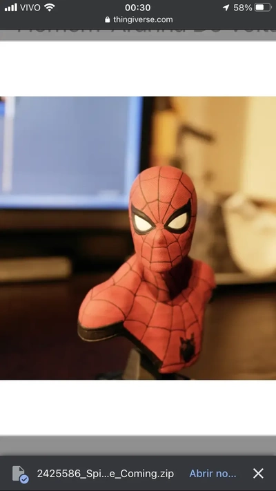 homem aranha 3d modelos baixar crialidade nuvem 3d print model - Mito3D