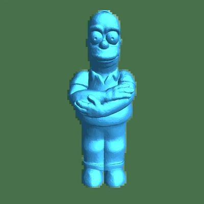 homer 3d modelos baixar crialidade nuvem 3d print model - Mito3D