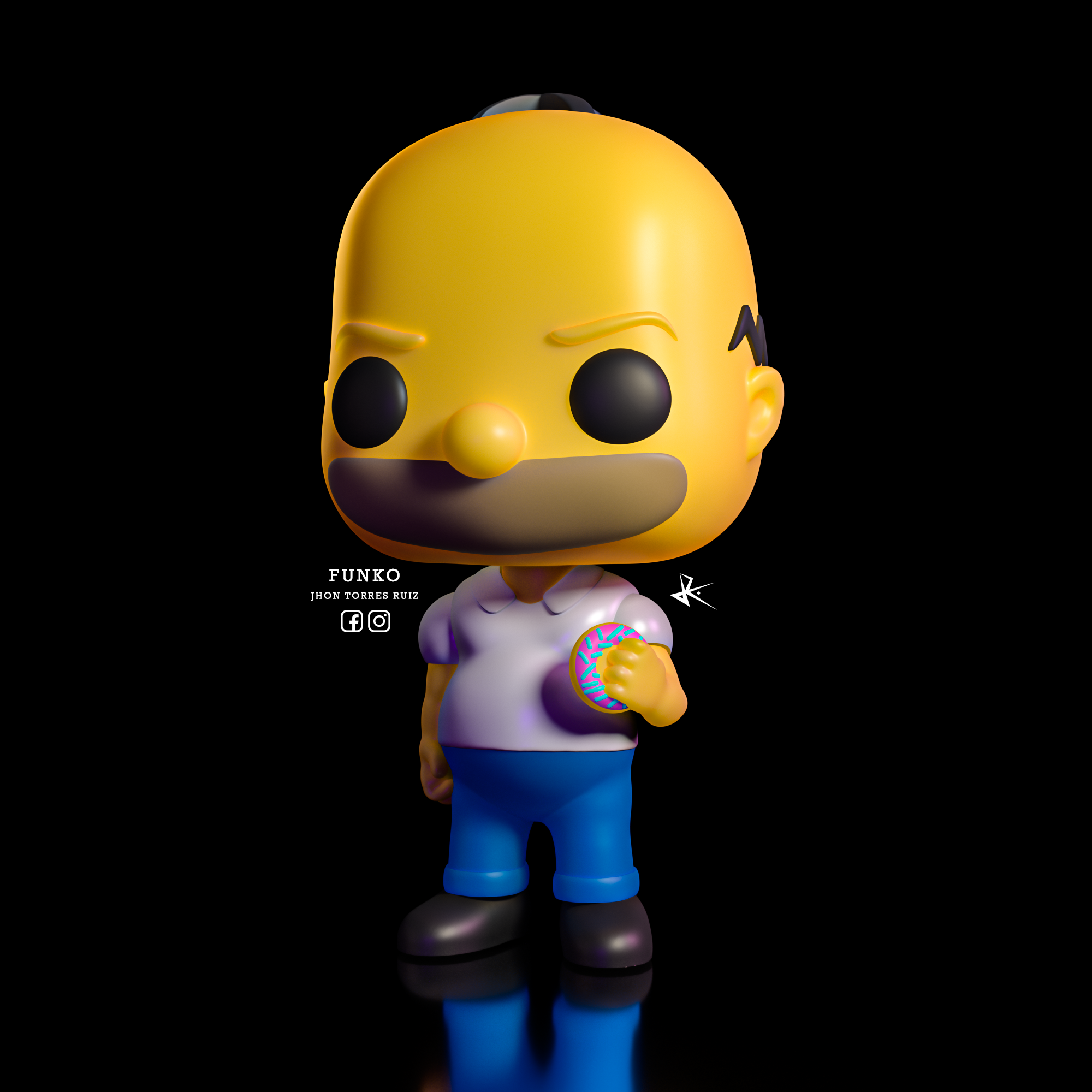 homero funko pop collection los simpson Others  3D print model - Mito3D