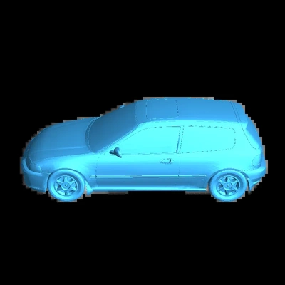 honda cívico eg6 3d modelos baixar crialidade nuvem 3d print model - Mito3D