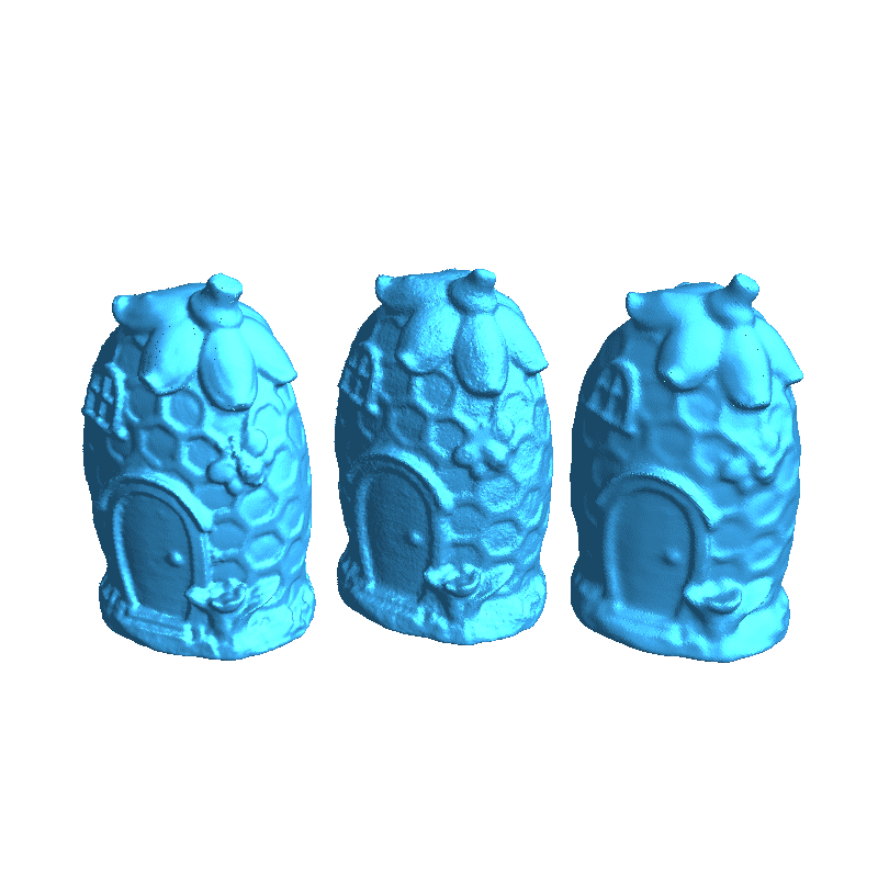 honeycomb bee gnome house 3 file comparison Others 3D print model - Mito3D