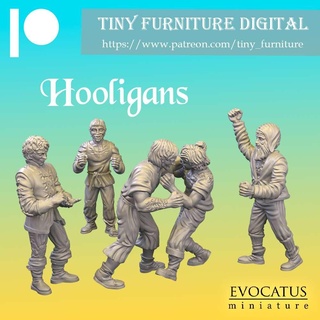 hooligans goldfield peasants 3d models download creality cloud toys & games 3d print model - Mito3D