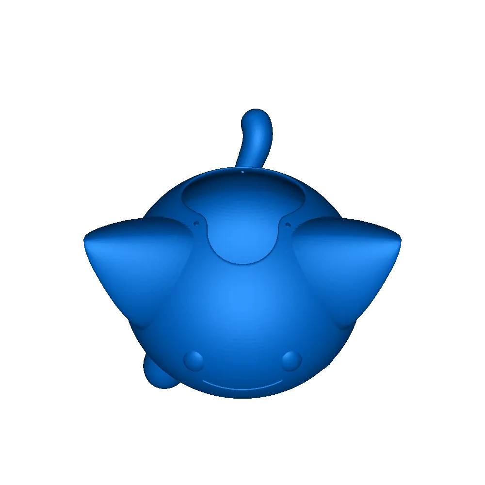 hoppip planter thread holes 3d models download creality cloud 3D print model - Mito3D