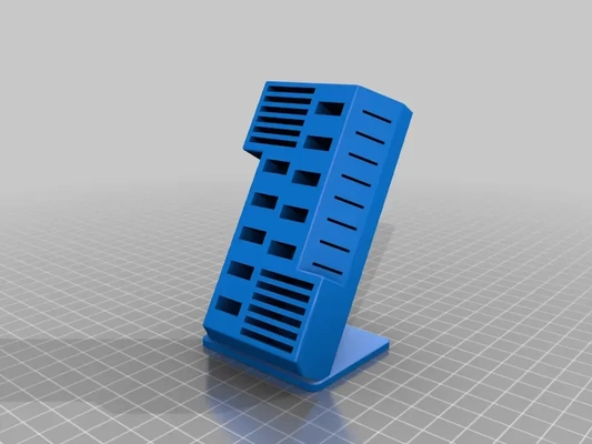 horizontal usb sd carte titulaire soutien 3d modèles télécharger créalité nuage 3d print model - Mito3D