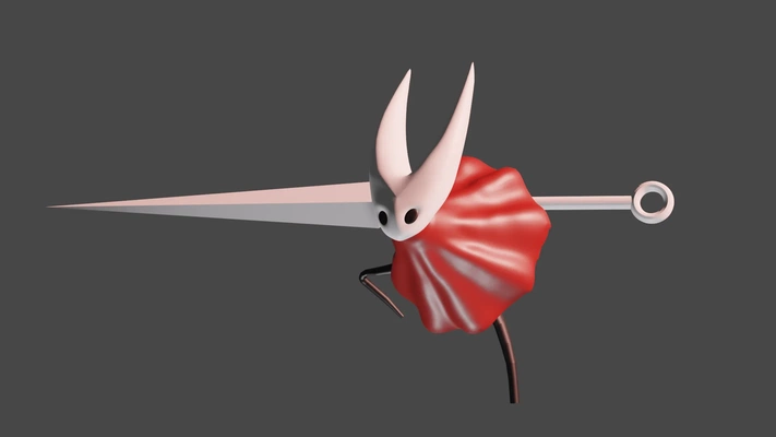 hornet hollow knight 3d models download creality cloud characters 3d print model - Mito3D