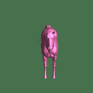 cheval mammifère 3d print model - Mito3D