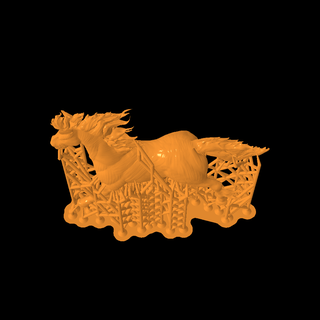 horse Animals 3d print model - Mito3D