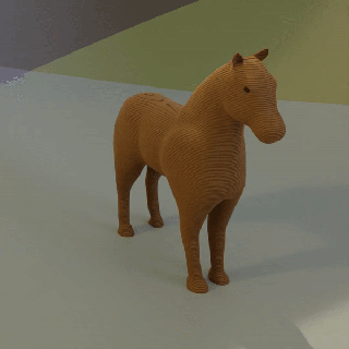 horse Mammal 3d print model - Mito3D