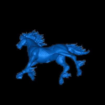 cheval 3d modèles télécharger créalité nuage 3d print model - Mito3D