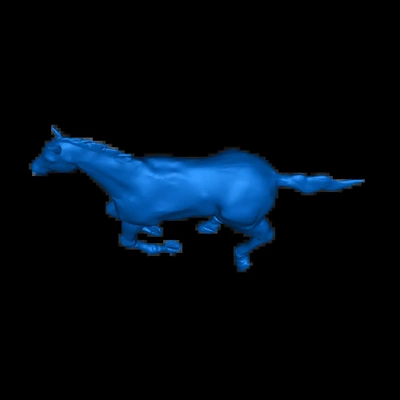 cheval 3d modèles télécharger créalité nuage 3d print model - Mito3D