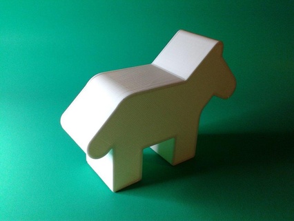 caballo anidable caja v1 3d print model - Mito3D