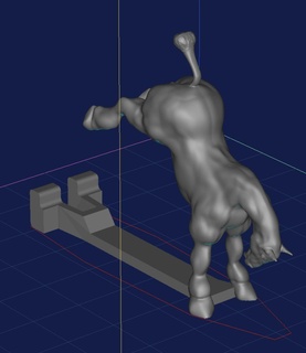 cavallo In piedi animali 3d print model - Mito3D