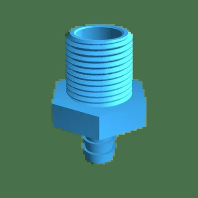 hose fitting 3d models download creality cloud 3d print model - Mito3D