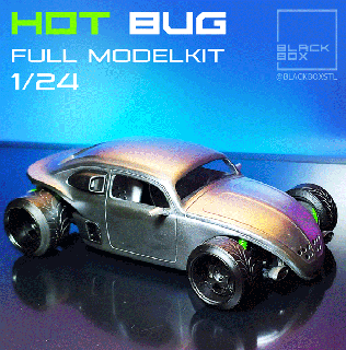 hot bug 1 24 modelkit Vehicles 3d print model - Mito3D