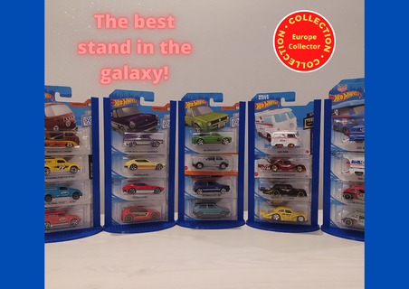 hot wheels matchbox stand display cart blister europe collec Toy Cars 3d print model - Mito3D