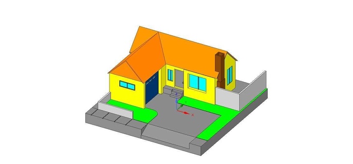 house pattern Toys & Games 3d print model - Mito3D
