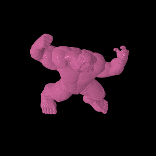Hulk Zeichen 3d print model - Mito3D
