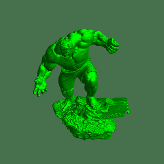 Hulk 3d Modelle download Realität Wolke Zeichen 3d print model - Mito3D