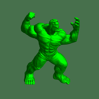 Hulk 3d Modelle download Realität Wolke fiktiv Zeichen 3d print model - Mito3D