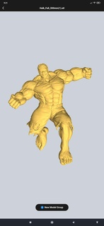 Hulk kurgusal karakterler 3d print model - Mito3D