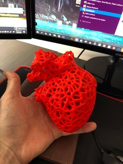 human heart - voronoi Others 3d print model - Mito3D
