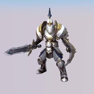 Krieger fürchten Gladiator Teller Welt Warcraft Zeichen 3d print model - Mito3D