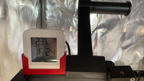 umidade temperatura sensor suporte maquinaria equipamento 3d print model - Mito3D