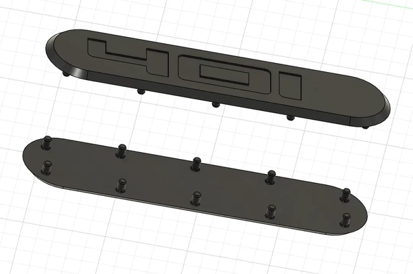 husqvarna 401 platten 3d modelle download realität wolke 3d print model - Mito3D