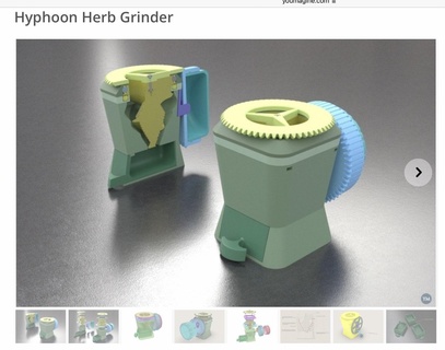 hyphoon toothless grinder Household 3d print model - Mito3D
