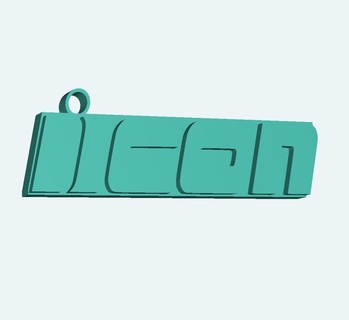 icon keychain logo Vehicles 3d print model - Mito3D