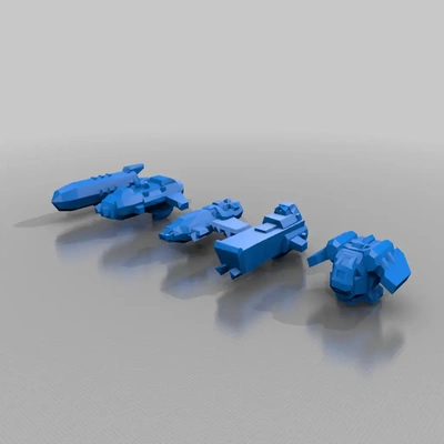 imperial fleet - delta 3d models download creality cloud 3d print model - Mito3D