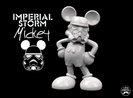 impérial tempête mickey 3d modèles télécharger créalité nuage 3d print model - Mito3D