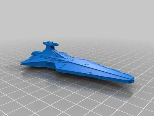 imperial venator-class star destroyer 3d models download creality cloud 3d print model - Mito3D