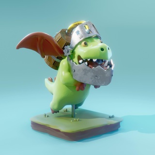 inferno dragon Monsters 3d print model - Mito3D