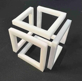 infinito cubo 3d modelos baixar crialidade nuvem esculturas cultural relíquias 3d print model - Mito3D