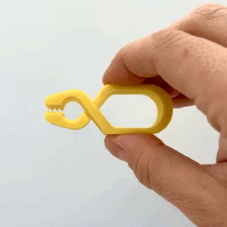 infinito clip 3d print model - Mito3D
