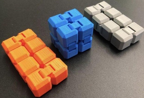 infinito cubo puzzle Brain teasers 3d print model - Mito3D
