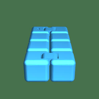 infinito cubo puzzle Brain teasers 3d print model - Mito3D