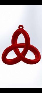 infinity pendent Jewellery 3d print model - Mito3D