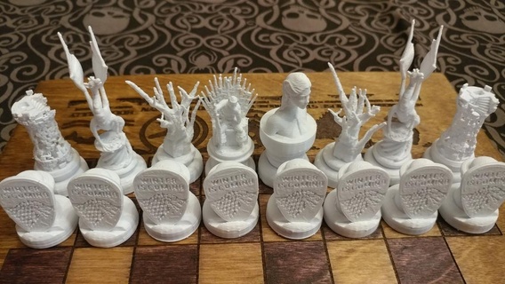 inspired chess board Puzzles & Brain-teasers 3d print model - Mito3D