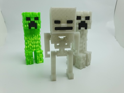 inspiriert Minecraft Kriechpflanze Spielzeuge Spiele 3d print model - Mito3D