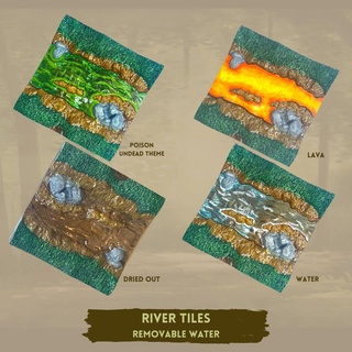 interactive river tile sample - treasure island kickstarter Others 3d print model - Mito3D