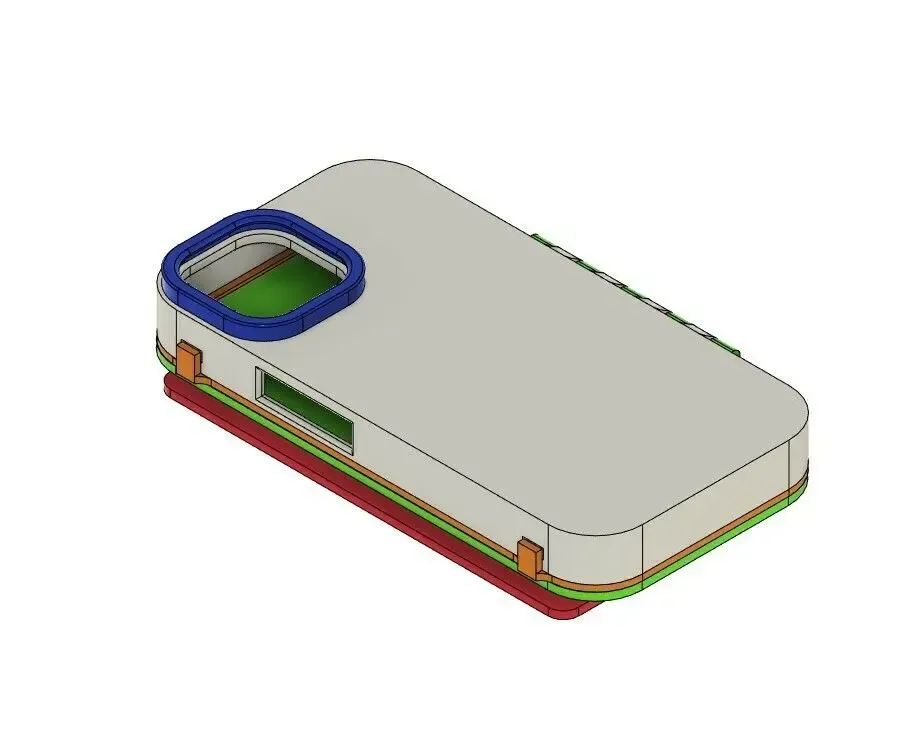 iphone 14 molle téléphone armure 3d modèles télécharger créalité nuage 3D print model - Mito3D