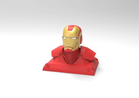 ferro homem ficcional personagens 3d print model - Mito3D