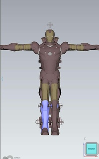 ferro uomo personaggi 3d print model - Mito3D