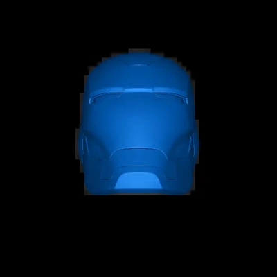 iron man helmet 3d models download creality cloud 3d print model - Mito3D